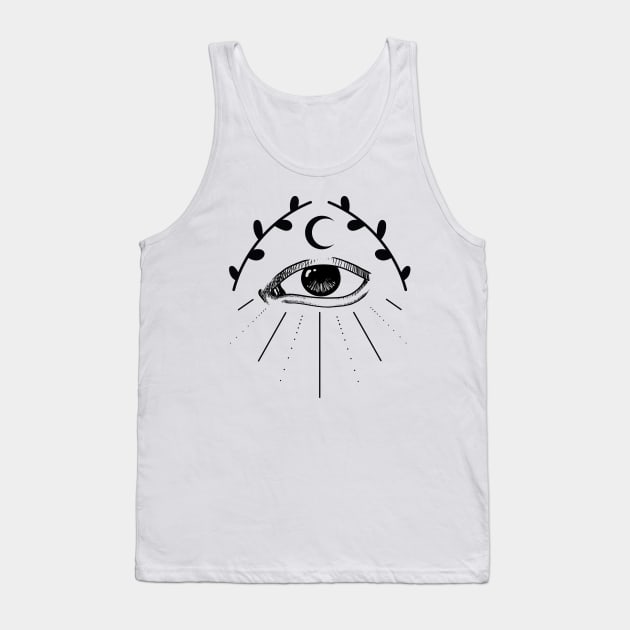 third eye Tank Top by NickHamiltonArt